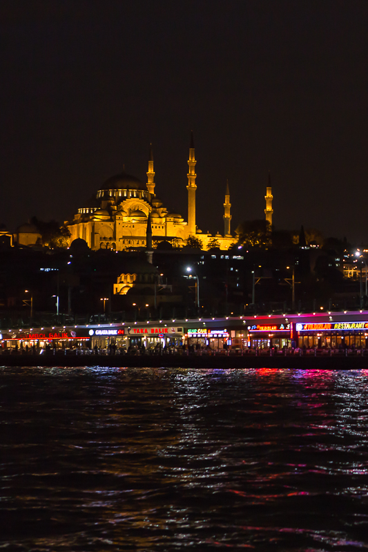 Süleymaniye Mosque, Galata Bridge