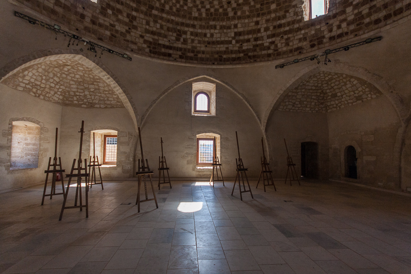 Rethymno Kreta, Rethymno - Innerhalb der Fortezza seht die Sultan Ibrahim Moschee